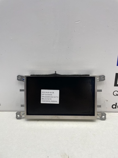 ✅ECRAN GPS POUR AUDI A4 SE 2010 R: 8T0919603E L: 52436494