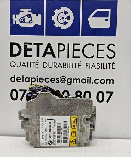 ✅ Module de contrôle airbag BMW E87 2011 2.0D 105KW 143CH 0285010070  77065063