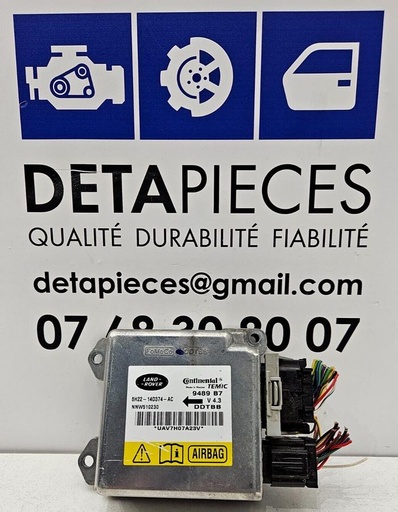 ✅ Boitier air bag LAND ROVER DISCOVERY 2007 R: 8H22-14D374-AC  L: 47839564