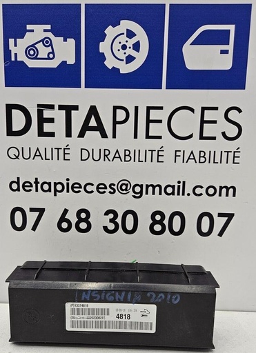 ✅Module Commande De La Climatisation OPEL INSIGNIA 2010 R: 13574818  L: 80333953