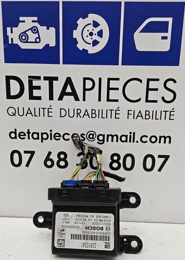 ✅Boitier Aide au Stationnement OPEL ASTRA 2014 R: 22810361 L: 48082194