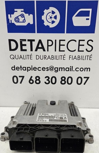 ✅ECU CALCULATEUR MOTEUR PEUGEOT PARTNER II 2016 0281030546 9666729580 80824624