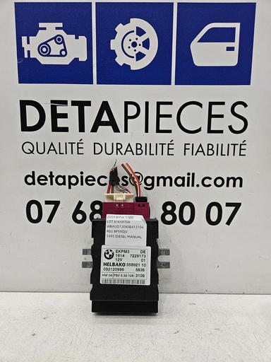 ✅Module De Pompe à Carburant BMW 1' E87 118D 2009 81658704 16147229173 558921