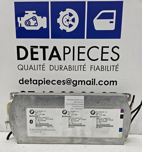 ✅BLUETOOTH MODULE TCU BMW 1' 118D E87 2009 81658704 84109224422 922442201