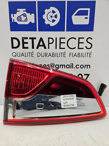 ✅FEU / PHARE ARRIERE DROIT FORD ECOSPORT II 2015 CN1513A602CB 81463794