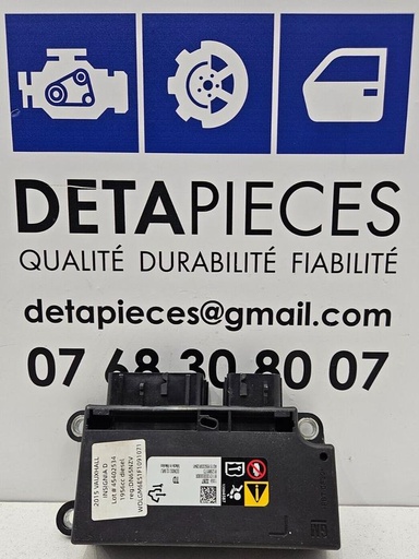 ✅ Module de contrôle airbag OPEL INSIGNIA D 2015  R: 13593287 L: 45402534