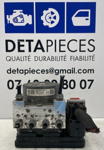 ✅BLOC / POMPE ABS VOLKSWAGEN GOLF 2014 VII 1.6 D 105 CH 5Q0614517T 88199205