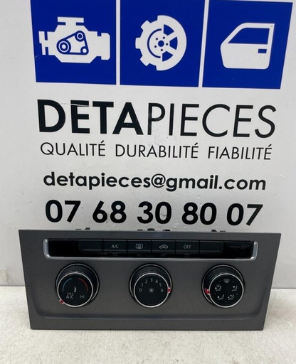 ✅PANNEAU DE COMMANDE CHAUFFAGE VOLKSWAGEN GOLF 2014 VII 5G0907426 88199205