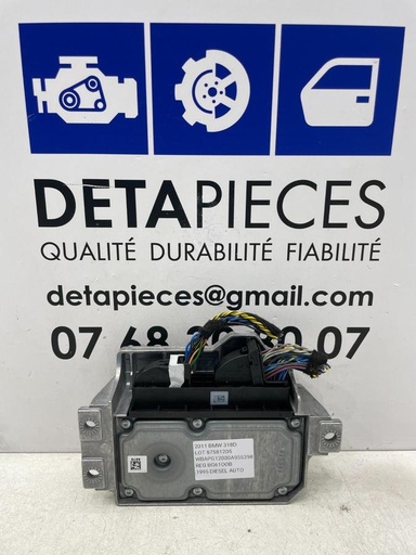 ✅Module De Contrôle D'Airbag BMW 318D E90 2011 65779184432 0285010070 87581205