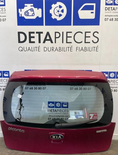 ✅HAYON/MALLE ARRIERE KIA PICANTO 2 2013 737001Y070 87136544