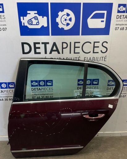 ✅PORTE ARRIERE GAUCHE SKODA SUPERB 2013 II  3T5833055 86569164