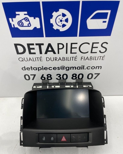✅ ECRAN MULTIFONCTIONS OPEL ASTRA 95196687 14780330 84798994