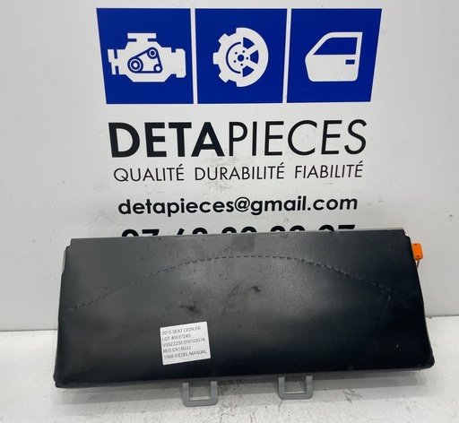 ✅AIRBAG GENOUX SEAT LEON FR III 2015 5G2880842 5K1880841 5G2880842D 49937245