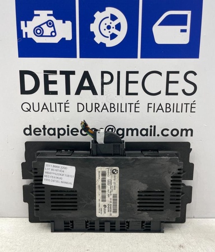 ✅MODULE DE COMMANDE LUMIÈRE BMW 320D E90 2011 61359249083 23994322 85187434