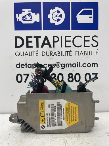 ✅Unité de Contrôle airbag BMW 525D F10 2010 3.0D 65779231791 618307400 155115