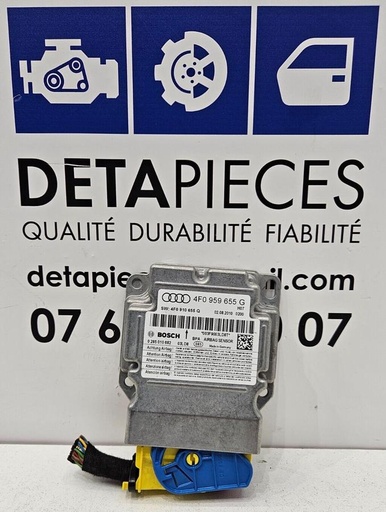 ✅Module de contrôle airbag AUDI A6 2010 4F C6 Phase II R: 4F0959655G L: 59395594