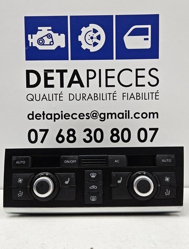 ✅COMMANDE CHAUFFAGE/CLIMATISATION AUDI A6 2010 R: 4F2820043AA  L: 59395594