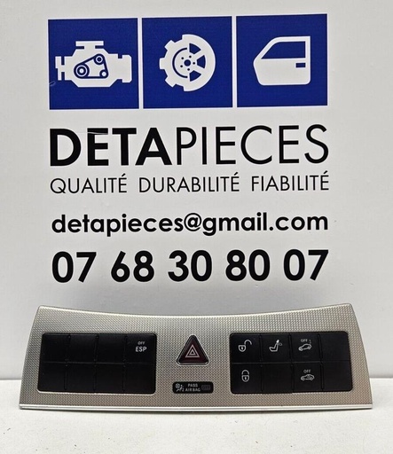 ✅PANNEAU DE COMMANDE MERCEDES BENZ CLK 200 2008 R: A2096890031 L: 62776954